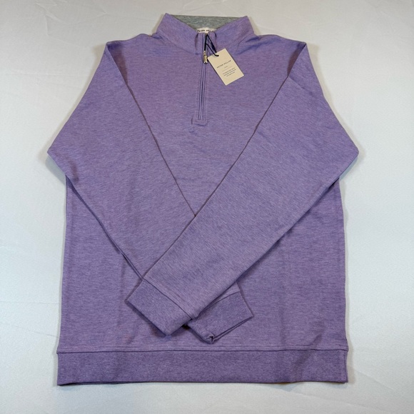 Peter Millar Crown 1/4 Zip Pullover Size Small Purples NWT $150